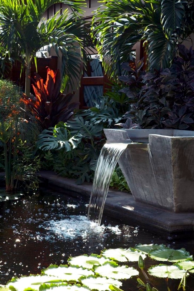 22 ideas for garden fountains as a creative design element in the garden