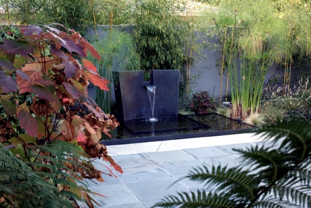 22 ideas for garden fountains as a creative design element in the garden