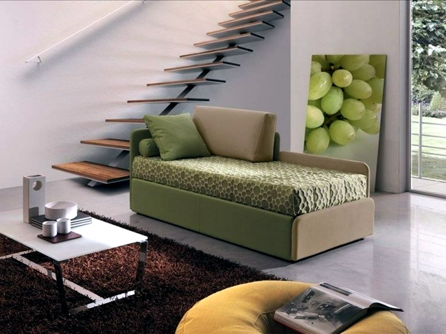 Practical design sofa offers seating and sleeping space