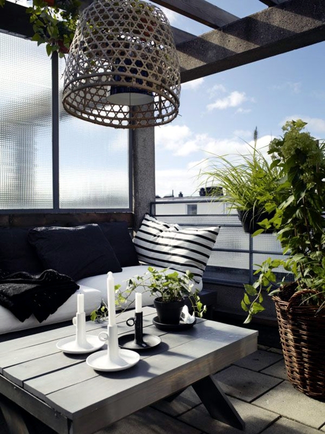 20 original ideas and fresh design for balcony and roof terrace