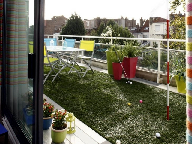 20 original ideas and fresh design for balcony and roof terrace