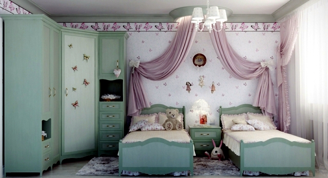 Nursery for girls - 100 colors and design ideas