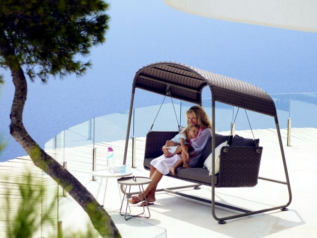18 modern garden swing design for garden and terrace