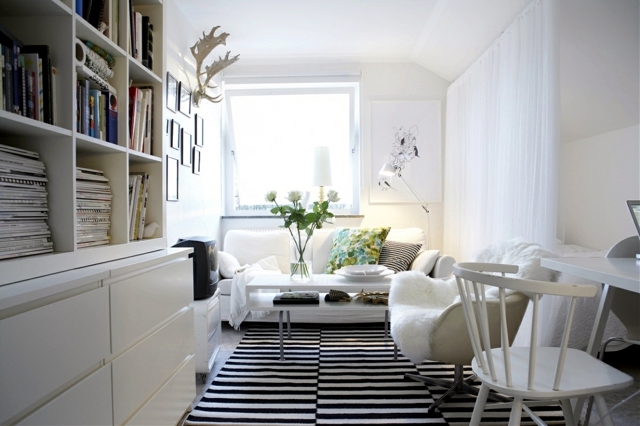25 decorating ideas living room in Scandinavian style