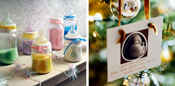 First Christmas with Baby - sweet gifts decorations and cobble