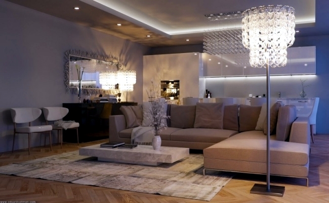 Interior of a luxury home - 3D views Eduard Caliman