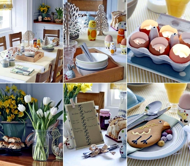 25 decorating ideas for the Easter table - put guests in an atmosphere of spring!