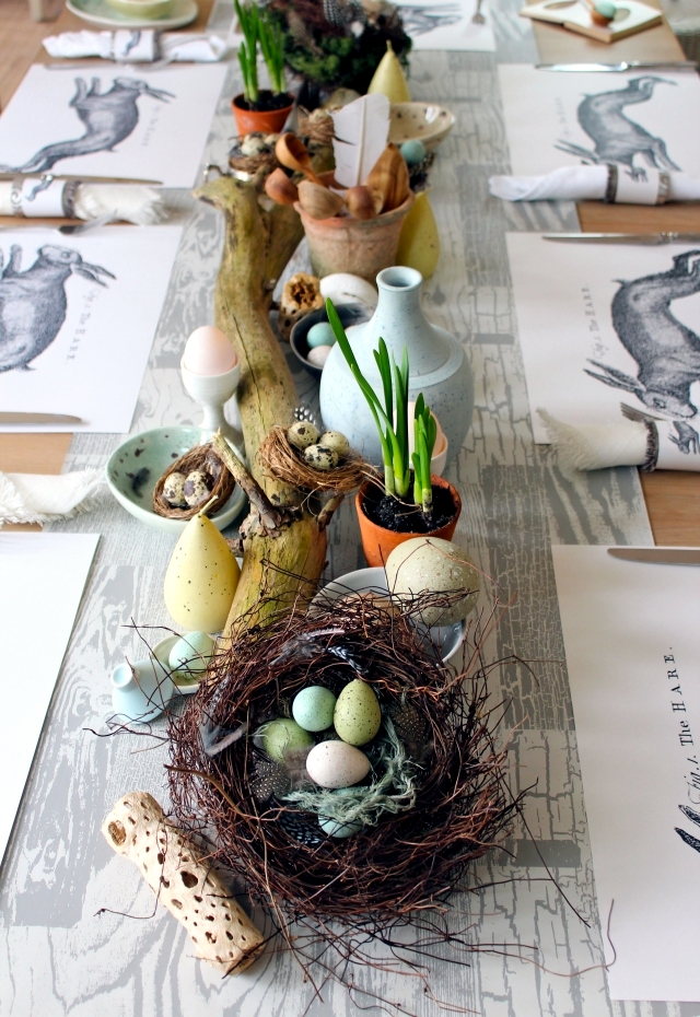 25 decorating ideas for the Easter table - put guests in an atmosphere of spring!