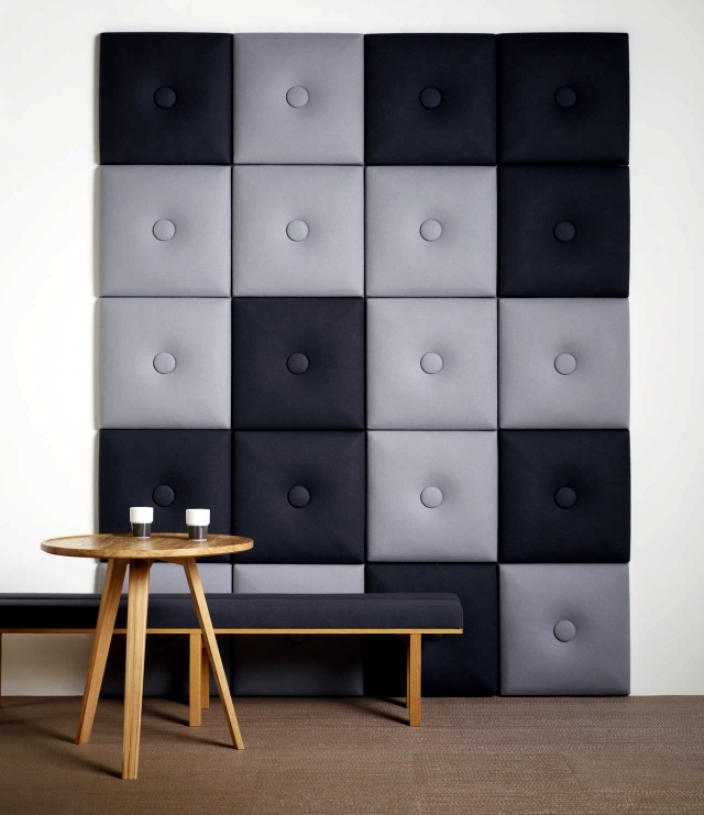 Beautiful interior design ideas for walls with decorative acoustic panels