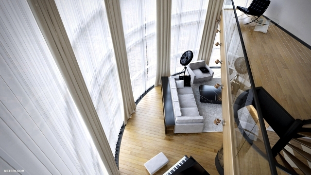 penthouse luxury apartments, shown by Ando Studio