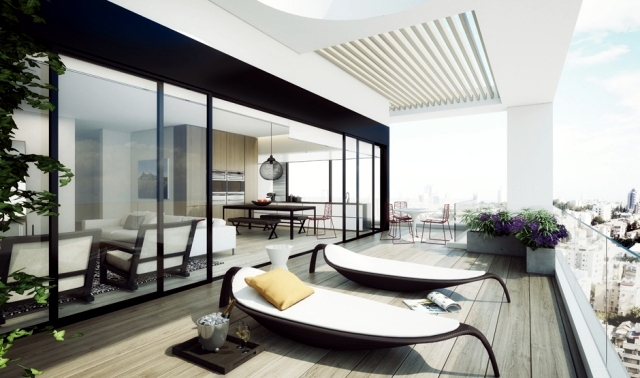 penthouse luxury apartments, shown by Ando Studio