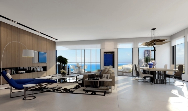 penthouse luxury apartments, shown by Ando Studio