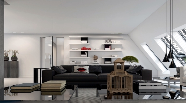 penthouse luxury apartments, shown by Ando Studio