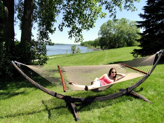 Hammocks patio and garden offer a summer key