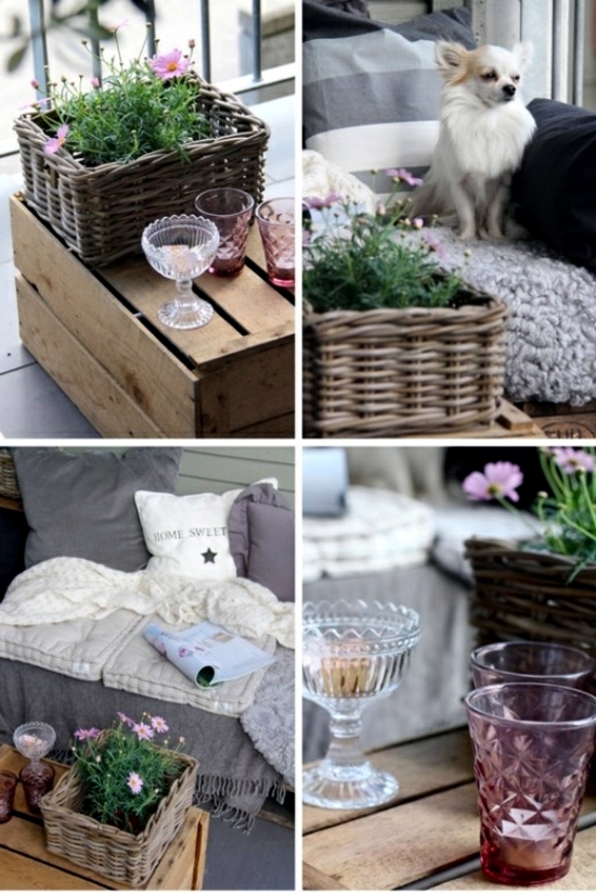 Balcony in summer - colorful decoration ideas for outdoor Balcony in summer - colorful decoration ideas for outdoor