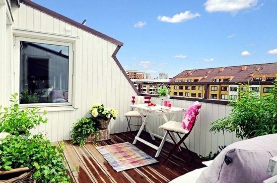 Balcony in summer - colorful decoration ideas for outdoor Balcony in summer - colorful decoration ideas for outdoor