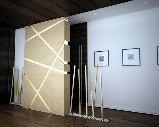 24 ideas for decorative bamboo poles - How bamboo is used in the room?