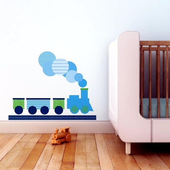 Bumper nursery - decorating ideas wall in your child's room
