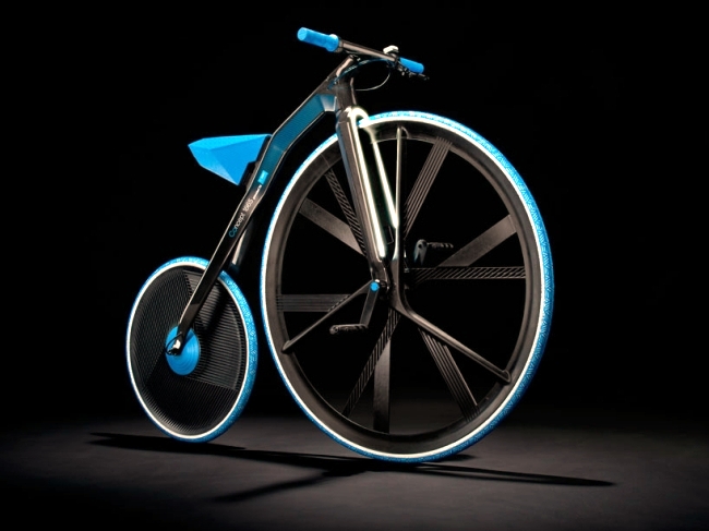 Plastics Design Concept Modern E-Bike 1865 by BASF DING3000 +