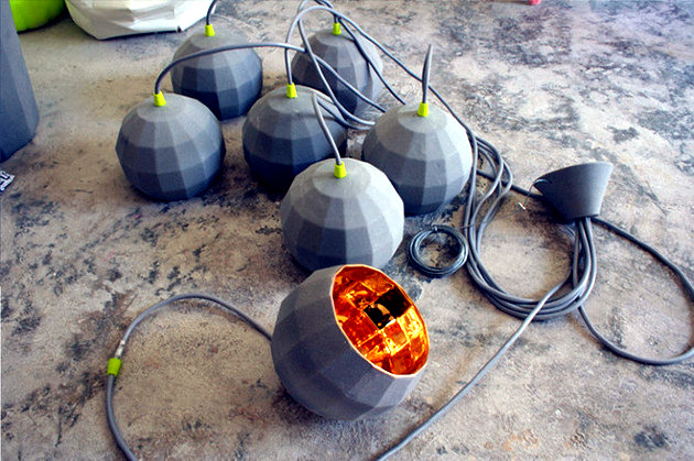 Porcelain veneers disco ball hanging lamp inspired