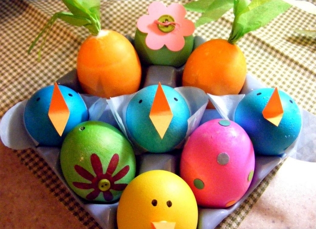 Easter Decor own ship - Achieve 20 great ideas with children