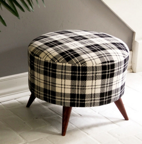 Creative Ideas For Atmospheric Ottoman, How To Make A Round Ottoman With Legs