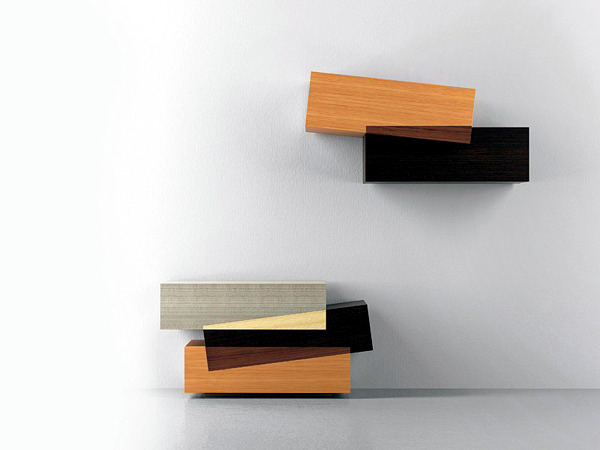 Elegant living room furniture Contemporary wooden wardrobe