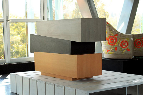 Elegant living room furniture Contemporary wooden wardrobe