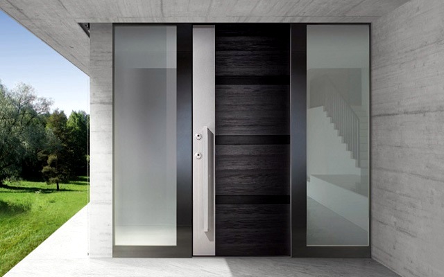 The modern part of the materials and styles of the door at a glance