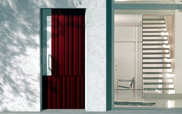 The modern part of the materials and styles of the door at a glance