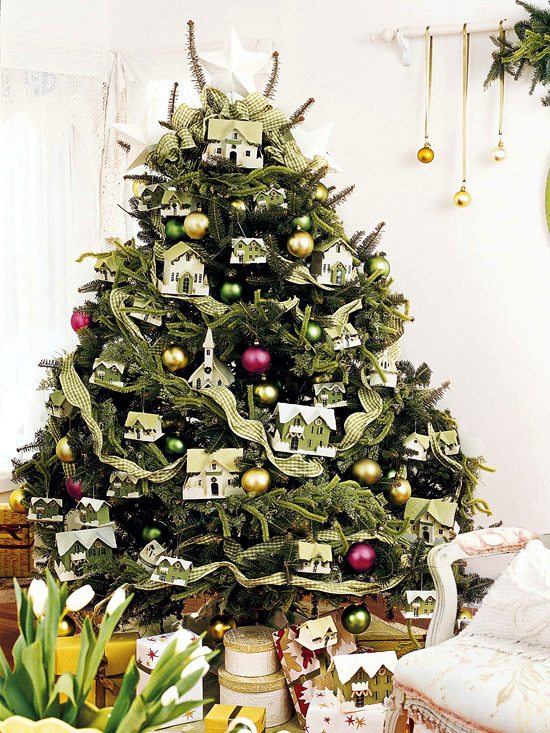 Christmas tree decoration - 20 different styles and decorating ideas