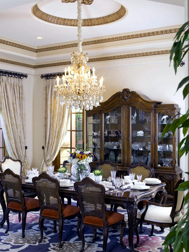 Victorian Style Luxurious And Ont, Victorian Style Dining Room Setups