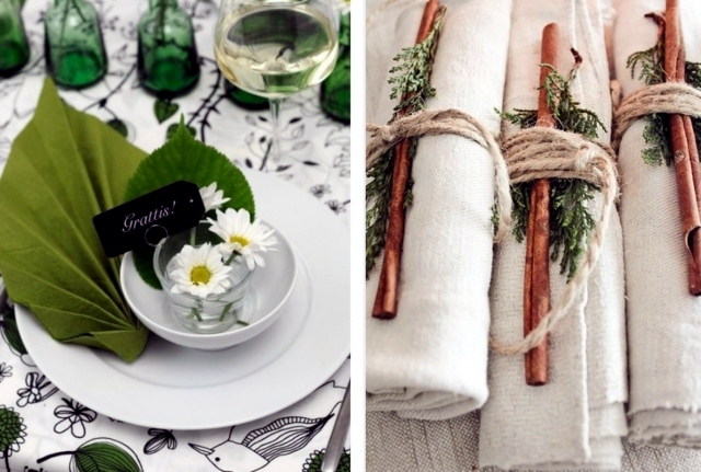 Napkin Folding - 75 summer ideas for table decoration