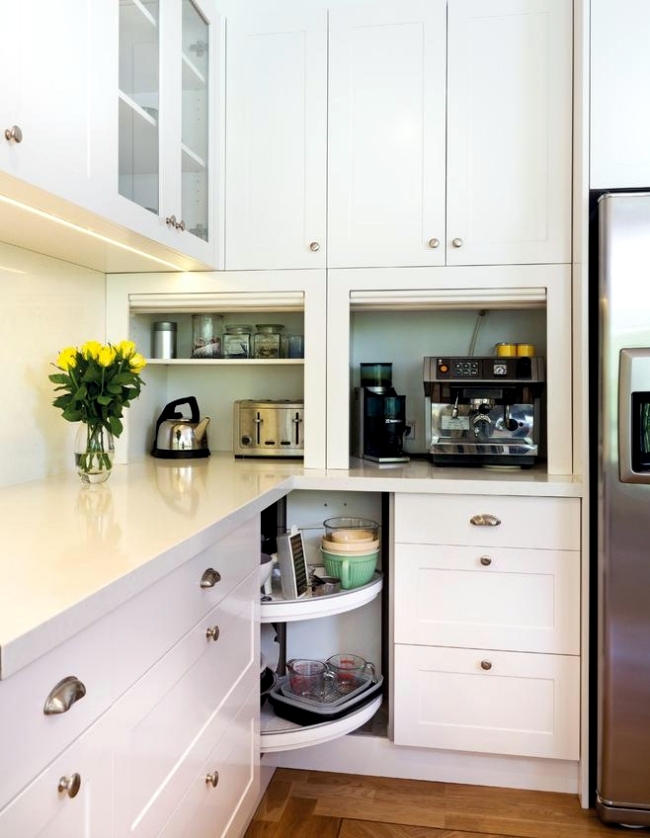 20 ideas to hide the appliances in the kitchen