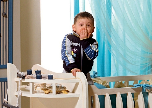 Elegant design of the nursery - child care for your luxury