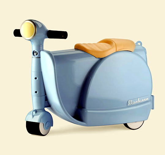 A sweet child car designed as an Italian scooter