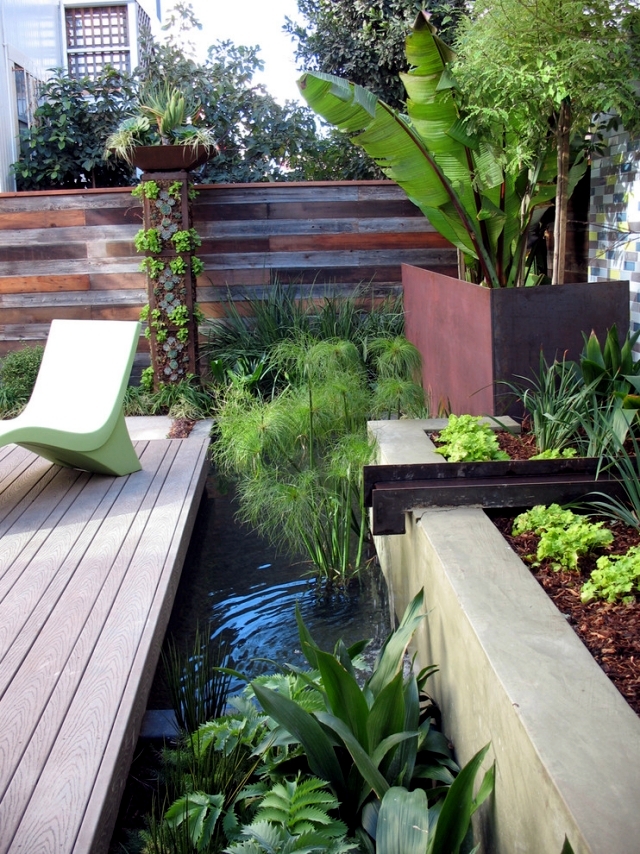 Planters in the garden - 56 Ideas for artistic garden design