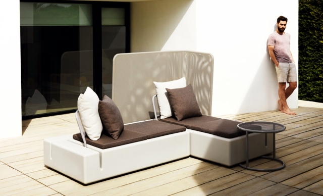 Set of garden furniture Vondom for outdoor living