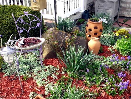 Make a small garden and visually enlarge - Tips and Tricks
