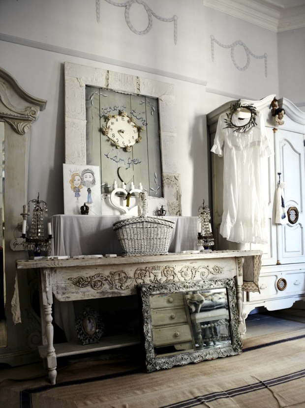 75 original ideas for decorating in the shabby chic style