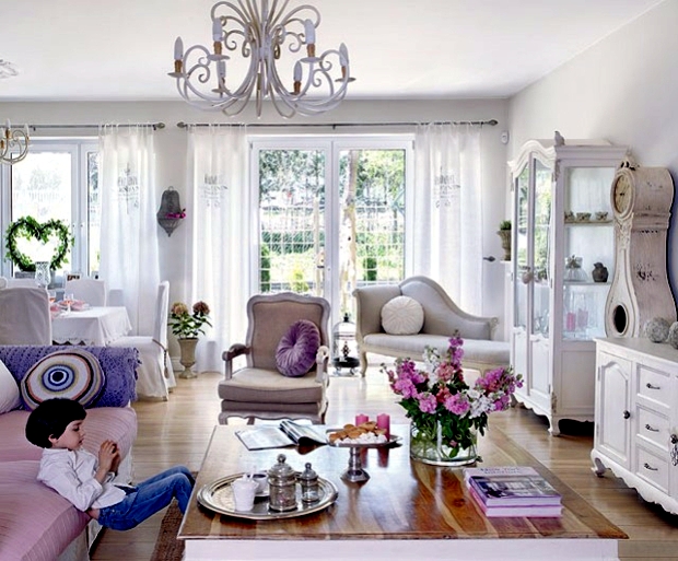 75 original ideas for decorating in the shabby chic style