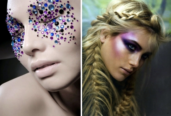 Make-up for carnival - 40 ideas for a striking appearance