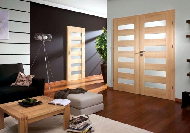 31 modern interior wood doors with glass doors Porta