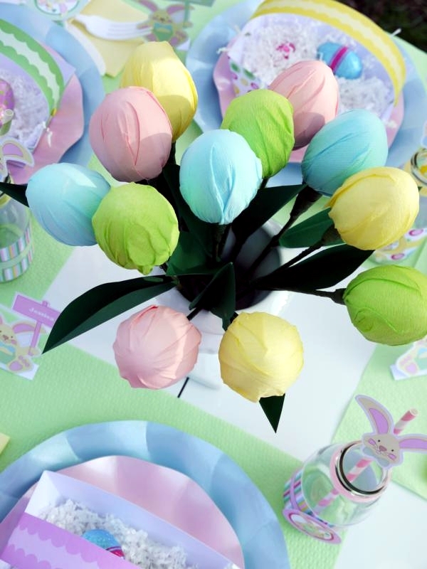 21 great decorating ideas for Easter for a colorful spring festival