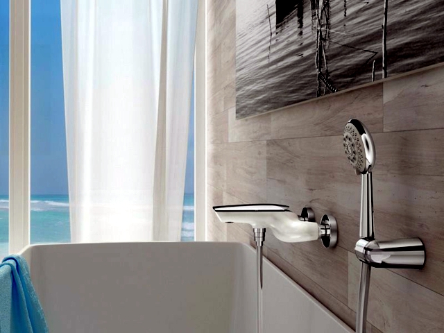 Modern shower faucets - Innovative rain Webert