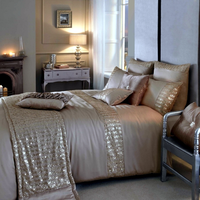 Luxury Bedding Kylie Minogue - satin, sequins and elegant style