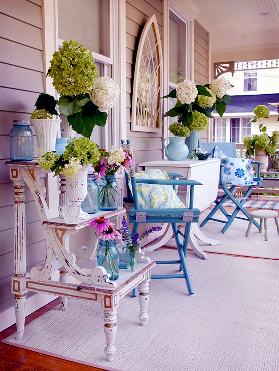 The wooden house covered porch – decorating ideas and design tips ... Véranda désign Une