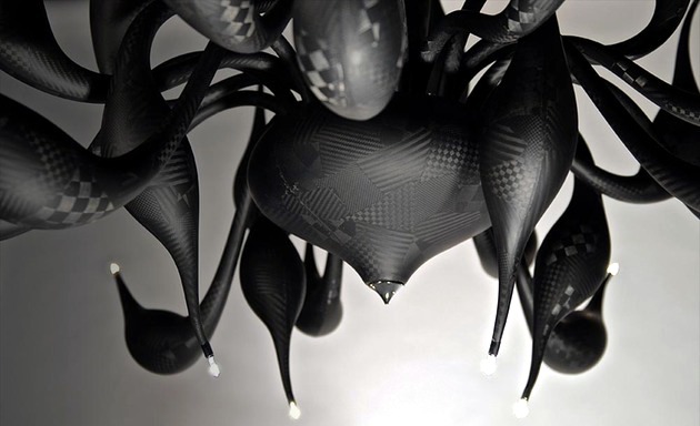 Gloss black carbon fiber instead of Murano glass - TechnoLUgy