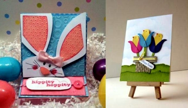 Colorful and imaginative Cards Easter Crafts - 18 Ideas to suit