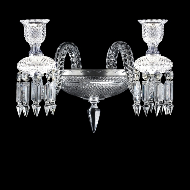 Glamorous crystal chandeliers and lamps Baccarat